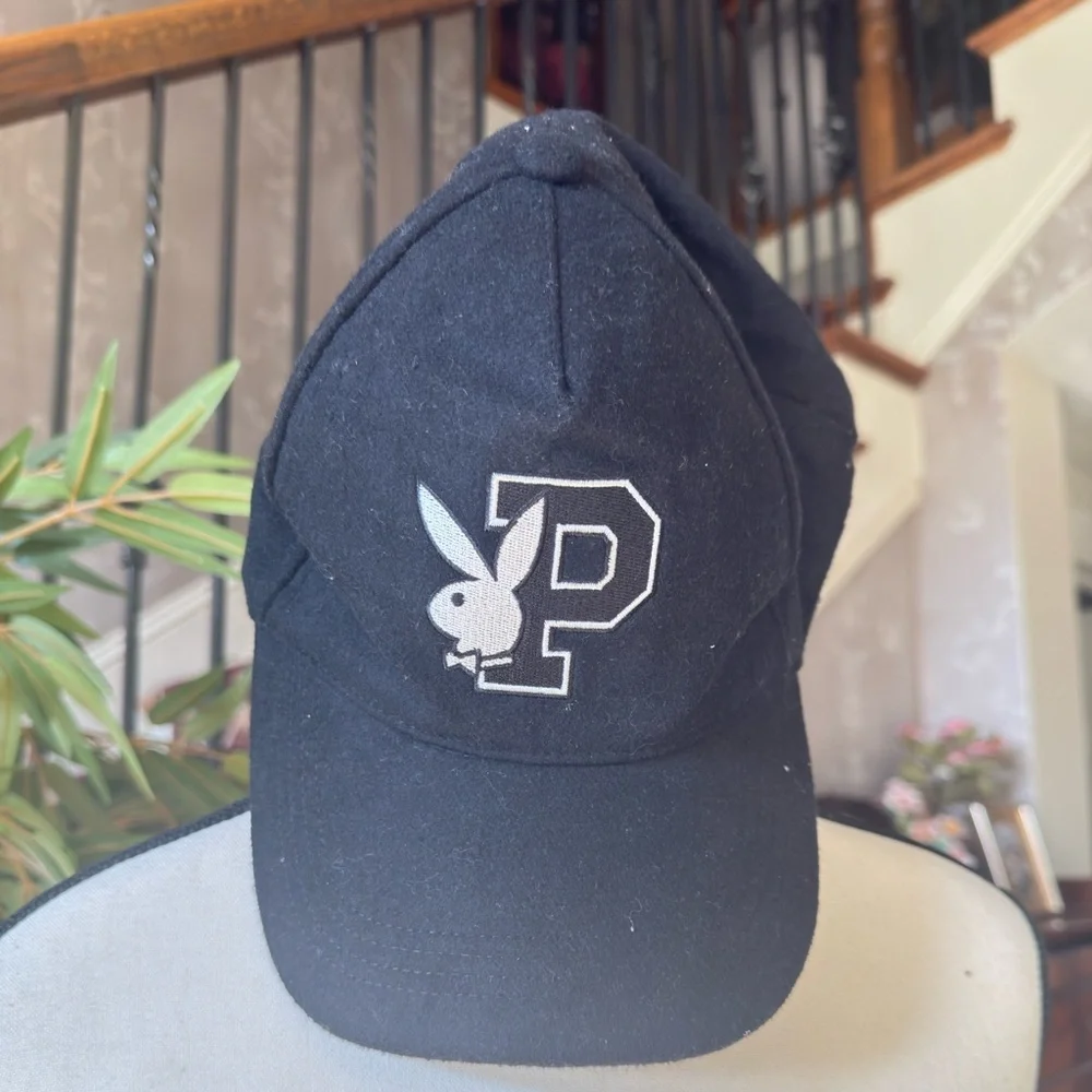 PLAYBOY men’s baseball cap super soft felt material. Excellent condition.